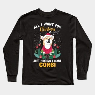 Corgi Christmas Long Sleeve T-Shirt